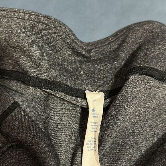 Lululemon Leggings Womens 6 Gray Belt it Out Stretch Midrise Casual Athleisure - Picture 8 of 10